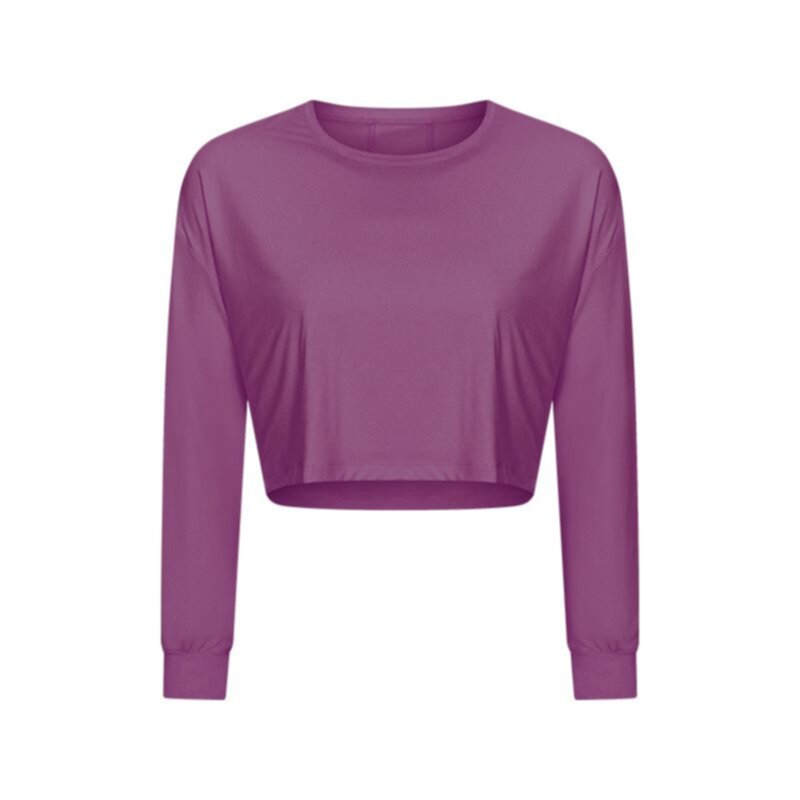 Loose quick-drying sports women's long sleeve tops
